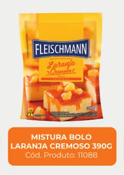 Imagem de catálogo do produto Mistura para bolo laranja cremoso 390 g, código 11088