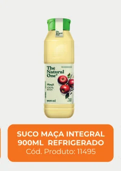 Imagem de catálogo do produto Suco de maçã integral 900 mL refrigerado, código 11495