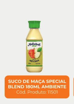Imagem do produto Suco de maçã specialblend 180 mL ambiente, código 11501, proveniente do catálogo MisterMix