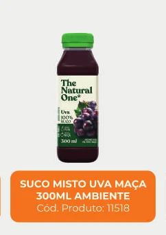 Imagem de catálogo do produto Suco misto uva maçã 300 mL ambiente, código 11518