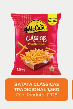 Imagem do produto Batata clássica tradicional 10 × 1,5 kg, código 11928, proveniente do catálogo MisterMix