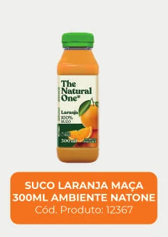 Imagem de catálogo do produto Suco de laranja maçã 300 mL ambiente, código 12367
