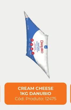 Imagem de catálogo do produto Cream cheese 1 kg, código 12475