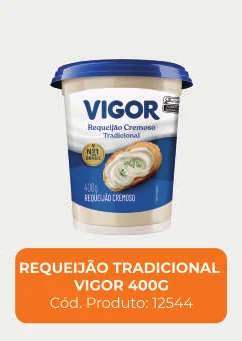 Imagem de catálogo do produto Requeijão tradicional 400 g, código 12544