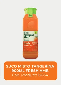 Imagem de catálogo do produto Suco misto tangerina 900 mL ambiente, código 12834