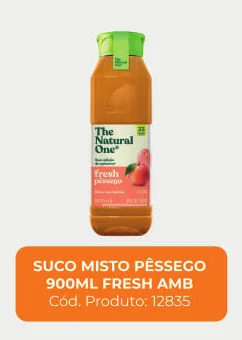 Imagem de catálogo do produto Suco misto pêssego 900 mL ambiente, código 12835