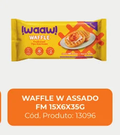Imagem de catálogo do produto Waffle assado 15 × 210 g, código 13096
